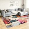 vidaXL Tapis lavable antid&eacute;rapant Patchwork 190x300 cm multicolore