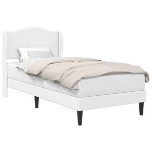 vidaXL Cadre de lit avec t&ecirc;te de lit Blanc 80 x 200 cm Simili cuir