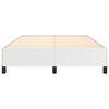 vidaXL Cadre de lit sans matelas blanc 140x190 cm similicuir