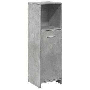 vidaXL Armoire de salle de bain Gris b&eacute;ton 30x30x95 cm Agglom&eacute;r&eacute;