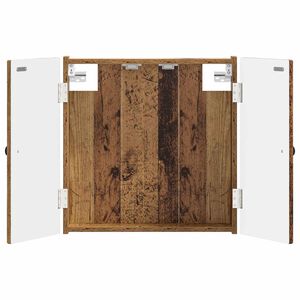 vidaXL Cabinet pour cible BREDA Bois ancien 52,5 x 10,5 x 53,5 cm