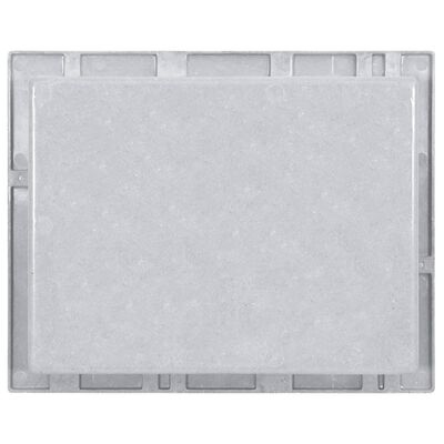 vidaXL Niche de douche Gris mat 41x51x10 cm