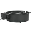 vidaXL Kit d'anneau de r&ocirc;tissoire barbecue 47 cm Noir