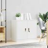vidaXL Armoire de rangement Blanc 80 x 40 x 70 cm Acier