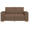 vidaXL Canap&eacute; 2 places Marron 160x78x84 cm Tissu