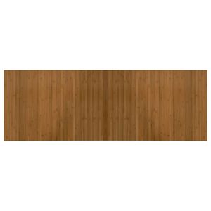 vidaXL Tapis rectangulaire marron 70x200 cm bambou