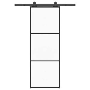 vidaXL Porte coulissante avec kit de quincaillerie 76x205 cm Verre ESG