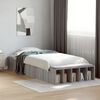 vidaXL Cadre de lit sans matelas sonoma gris 90x200 cm