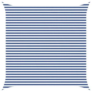 vidaXL Voile d'ombre Bleu et Blanc 4,5 x 4,5 m 100 % polyester Oxford