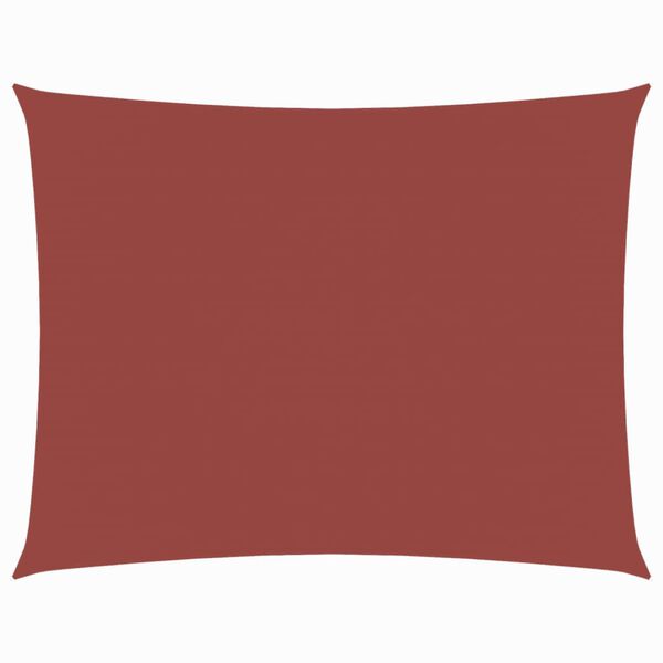 vidaXL Voile de parasol tissu oxford rectangulaire 2,5x4 m terre cuite