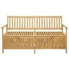 vidaXL Banc de rangement avec stockage avec porte Acacia massif