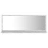 vidaXL Miroir de salle de bain Gris b&eacute;ton 90x10,5x37 cm Agglom&eacute;r&eacute;