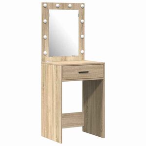 vidaXL Table de Toilette 3 pc Marron 40 x 41 x 135 cm