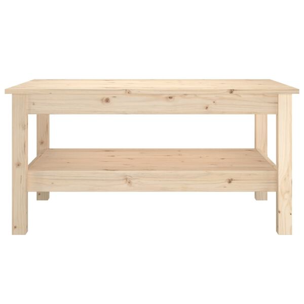 vidaXL Table basse 80x50x40 cm Bois massif de pin