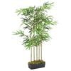 vidaXL Bambou artificiel 730 feuilles 120 cm vert