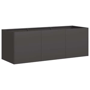 vidaXL Jardini&egrave;re Noir 120x40x40 cm Acier lamin&eacute; &agrave; froid