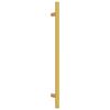 vidaXL Poign&eacute;es d'armoire 10 pcs dor&eacute; 224 mm acier inoxydable
