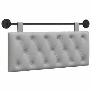 vidaXL T&ecirc;te de lit suspendue Gris nuage Tissu