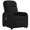 vidaXL Fauteuil de massage inclinable Noir Tissu
