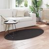 vidaXL Tapis HUARTE Anthracite 150 x 80 cm 100% Polyester