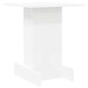vidaXL Table d'appoint Blanc 44,5 x 45 x 55 cm Bois d'ing&eacute;nierie