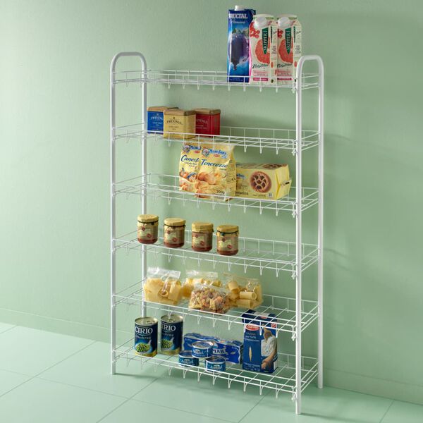 Metaltex &Eacute;tag&egrave;re &agrave; chaussures &agrave; 6 niveaux Shoe 6 Blanc