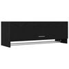 vidaXL Armoire Ch&ecirc;ne noir 100 x 32,5 x 35 cm Bois d'ing&eacute;nierie