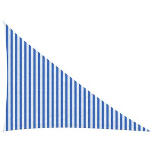 vidaXL Voile d'ombre Bleu et Blanc 3 x 4 x 5 m HDPE
