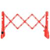 vidaXL Barri&egrave;re de circulation pliable Rouge 210x50x105 cm