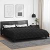 vidaXL Duvet d'hiver Noir 240 x 200 cm Microfibre