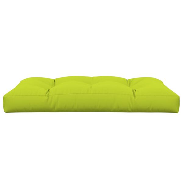 vidaXL Coussin de palette vert vif 120x80x12 cm tissu