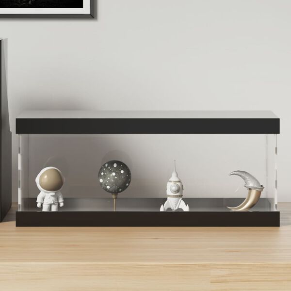 vidaXL Bo&icirc;te d'affichage transparente 34x16x14 cm acrylique