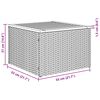 vidaXL Ensemble de canapé de jardin 8 pcs Beige Poly rotin
