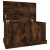 vidaXL Bo&icirc;te de rangement ch&ecirc;ne fum&eacute; 70x40x38 cm bois d'ing&eacute;nierie