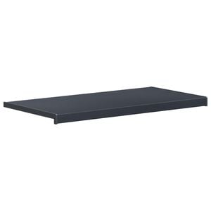 vidaXL Appui de fen&ecirc;tre Anthracite avec grain de bois PVC