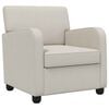 vidaXL Fauteuil Avoine Velours