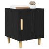 vidaXL Cabinet de chevet Ch&ecirc;ne noir 40 x 40 x 50 cm Bois d'ing&eacute;nierie