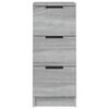 vidaXL Buffets 2 pcs Sonoma gris 30x30x70 cm Bois d'ingénierie