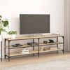 vidaXL Meuble TV ch&ecirc;ne sonoma 160x30x50 cm bois d'ing&eacute;nierie