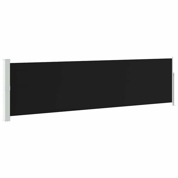 vidaXL Auvent lat&eacute;ral r&eacute;tractable de patio 140x500 cm Noir