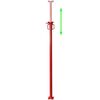 vidaXL Support Acrow 280 cm Rouge