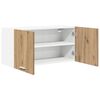 vidaXL Armoire suspendue avec stockage Ch&ecirc;ne artisanal 80 x 31 x 40 cm