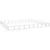 vidaXL Chenil Argent&eacute; 72 m&sup2; Acier