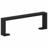 vidaXL Pieds de meuble 12 pi&egrave;ces Noir 311 x 40,5 x 100 mm Fer