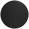 vidaXL Plateau de table Noir &Oslash; 50 x 1,5 cm Bois d'ing&eacute;nierie