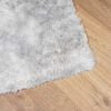vidaXL Tapis shaggy à poils longs NAVARRA gris argenté 240x340 cm