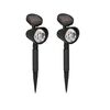 Luxform Projecteur LED solaire Lazise 2 pcs Noir 44239