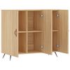 vidaXL Buffet ch&ecirc;ne sonoma 90x34x80 cm bois d'ing&eacute;nierie
