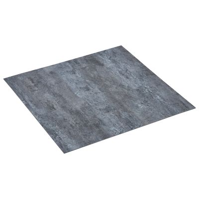 vidaXL Planches de plancher autoadhésives 5,11 m² PVC Gris Marbre