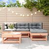 vidaXL Salon de jardin 5 pcs bois massif douglas